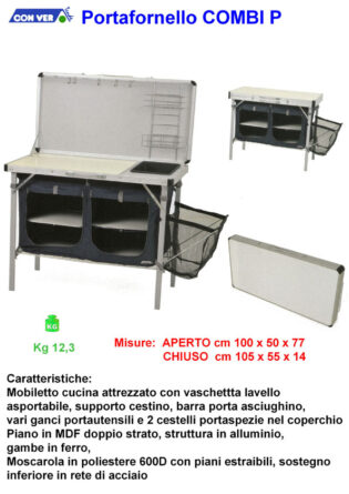 MOBILE PORTA FORNELLO COMBI PLUS CONVER