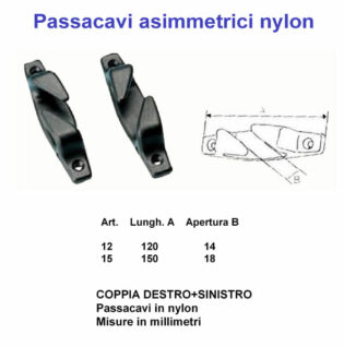 PASSACAVI ASIMMETRICI IN NYLON-0