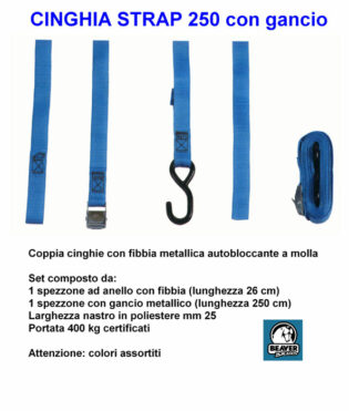 CINGHIE CARICHI STRAP 2,5+0,5 mt CON FIBBIA E GANCIO (coppia)-0