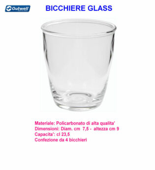 BICCHIERE GLASS OUTWELL POLICARBONATO -0