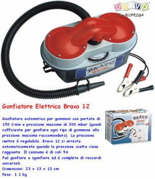 Gonfiatore elettrico Bravo 12VOLT-0