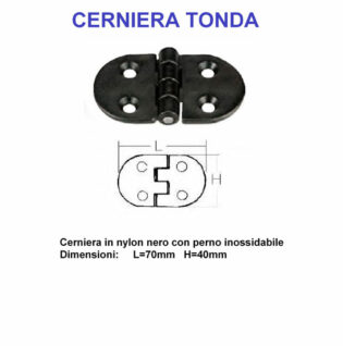 CERNIERA NYLON TONDA -0