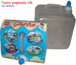Tanica Pieghevole 15 litri Folda con rubinetto-0