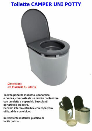 WC Chimico toilette portatile Camper Giganplast-0