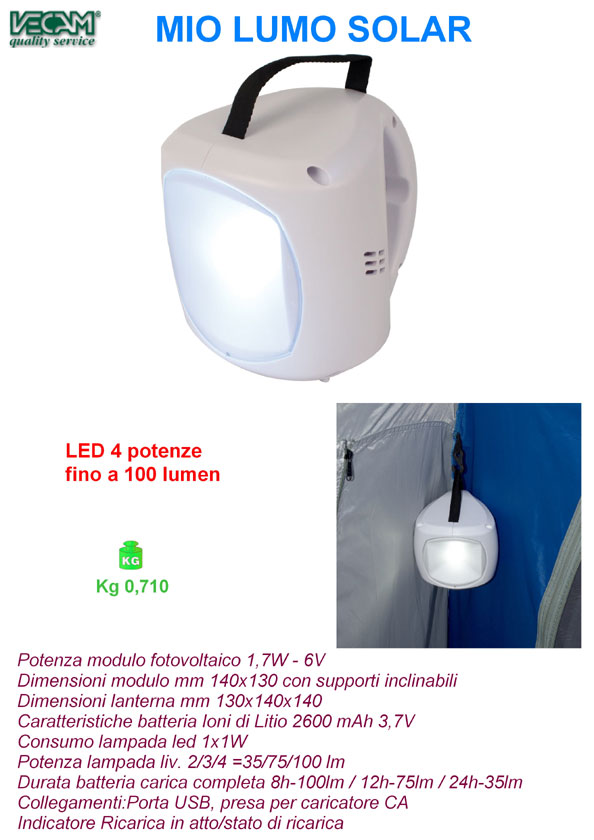 Lampada ZETA LED Nova Campeggio