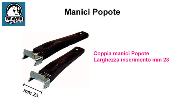 Manici per popote - manico a pinza in nylon