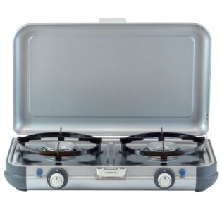 Kit Fornello A Gas Compatto Pieghevole 4,5 KW + Cartuccia Gas 230gr Butano Propano Camping Alta Montagna Kemper 92571279 - Foto 2