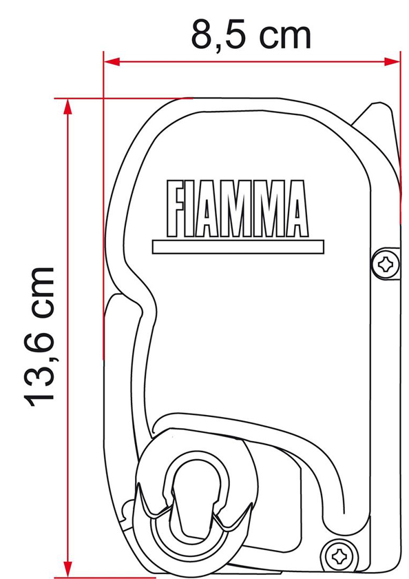 Veranda Tendalino FIAMMA F45 S 400 POLAR WHITE ROYAL BLU