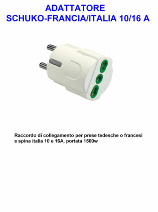 SPINA PRESA ADATTATORE SCHUKO/ITALIA-0