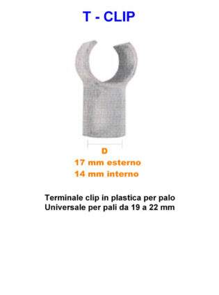 T - CLIP 19-22 mm conf. 3 pz.-0