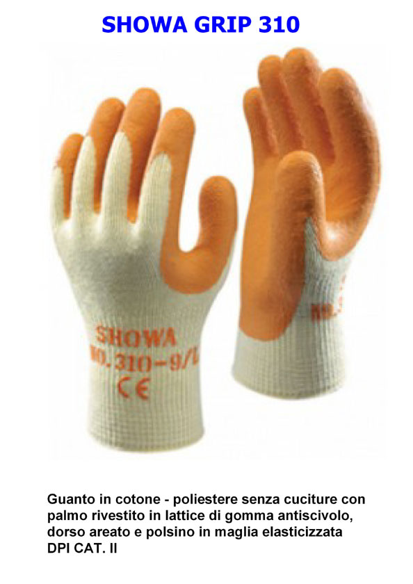 GUANTI SHOWA GRIP 310 tg. 9/L - A.C.S. CREMONA