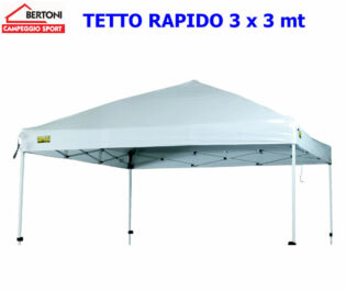 Telo tetto gazebo Bertoni serie RAPIDO 300 bianco-0