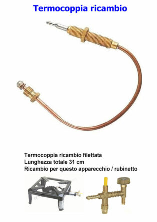 TERMOCOPPIA FILETTATA RICAMBIO FORNELLONI GHISA-0