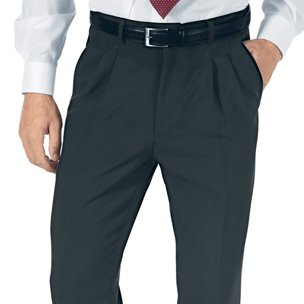 PANTALONE SERVIZIO SALA BAR NERO PINCES LIGHT Taglia 48