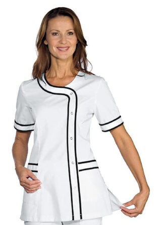 CASACCA BRASILIA BIANCO PROFILO NERO ISACCO 005801 Taglia XXL-0
