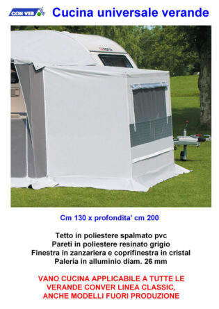 VANO CUCINA UNIVERSALE VERANDE CONVER PER VERANDE LINEA CLASSIC anche fuori produzione