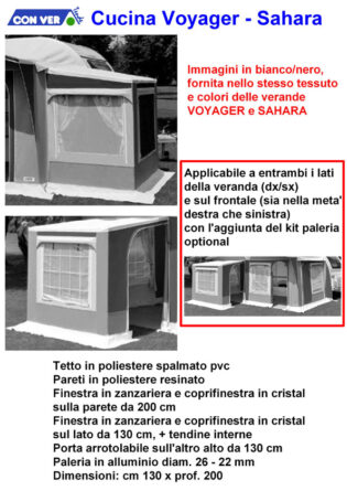 VANO CUCINA VERANDA VOYAGER CONVER