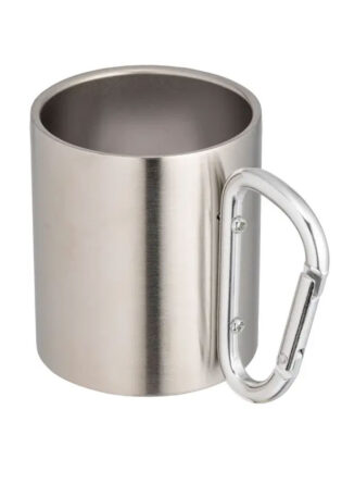 TAZZA BRICCO INOX 200 ml con manico moschettone