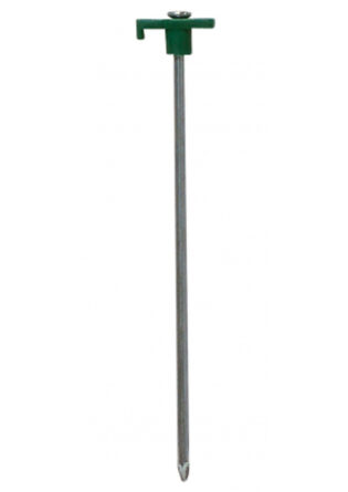 PICCHETTI CHIODO 25 CM CON FERMO PLASTICA ideale per stuoie 5 pz