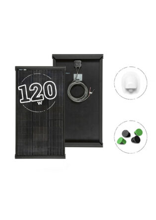 PANNELLO SOLARE CAMPER 120W BLACK BOOST MOSCATELLI