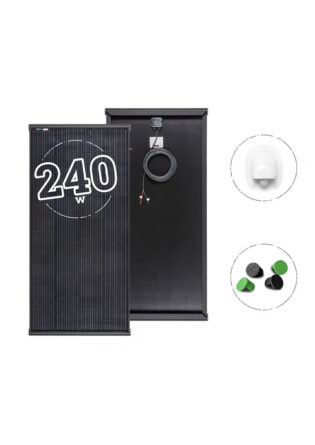 PANNELLO SOLARE CAMPER 240W BLACK BOOST MOSCATELLI